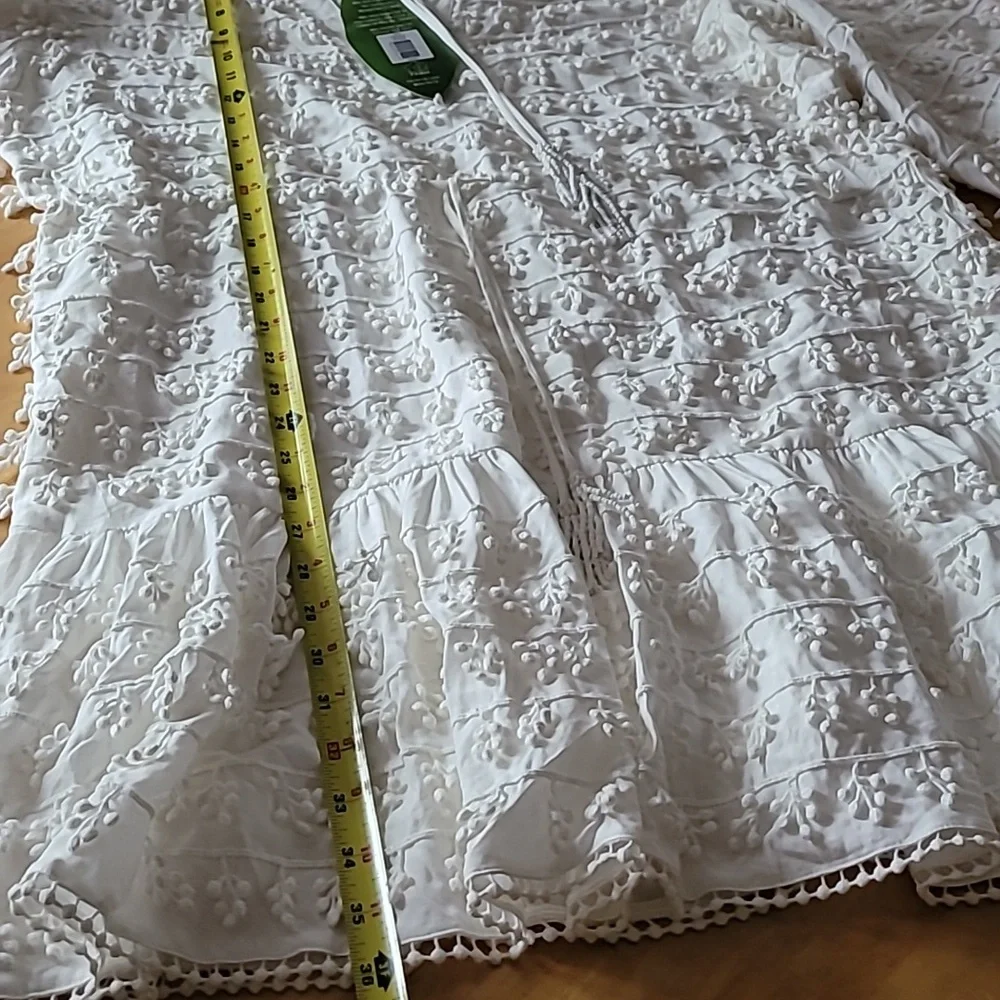 NWT Farm Rio Fringe Detail Mini Dress - Picture 11 of 15